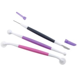 Wilton White/Purple Polystyrene Fondant Tool Set