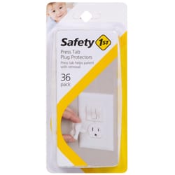 Safety 1st White Plastic Plug Protectors 36 pk