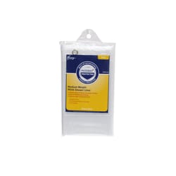 Kenney 72 in. H X 70 in. W Clear Shower Curtain Liner PEVA