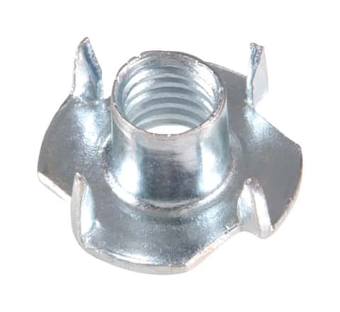 Hillman 1/4 in. Zinc-Plated Steel SAE Tee Nut 100 pk Hillman 1/4 in. Zinc-Plated Steel SAE Tee Nut 100 pk