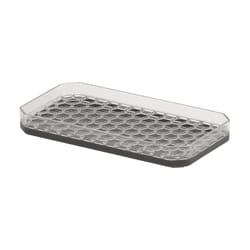 Spectrum 6.25 in. L X 3.23 in. W X 0.75 in. H Plastic Soap Dish