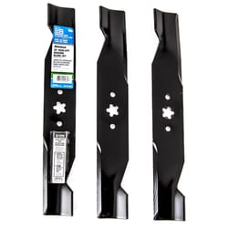 Arnold 48 in. High-Lift Mower Blade Set For Riding Mowers 3 pk