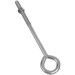 National Hardware 3/8 in. X 8 in. L Stainless Steel Eyebolt Nut Included