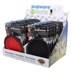 Pupware Assorted Collapsible Silicone 8.45 oz Pet Dish For Dogs