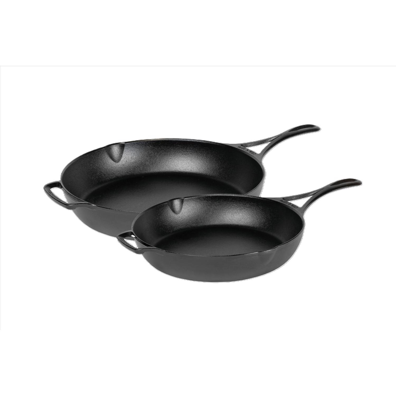 Lodge Blacklock Cast Iron Skillet Set Black Sansujyuku sansujyuku.com