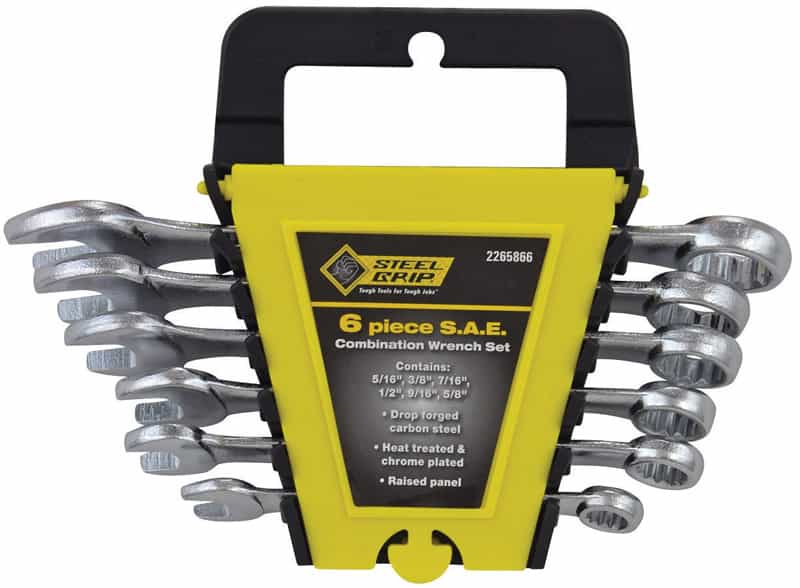 Steel Grip Multiple x Multiple in. L SAE Wrench Set 6 pc. Ace Hardware