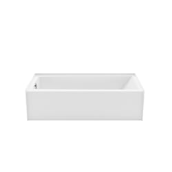 MAAX Jaxi 16 in. H X 30 in. W X 60 in. L White Bathtub