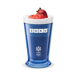 Zoku Blue ABS Plastic Slush and Shake Maker