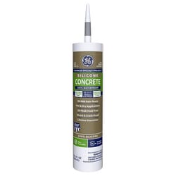 GE Advanced Light Gray Silicone 2 Concrete and Masonry Caulk Sealant 10.1 oz