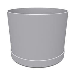 Bloem Mathers Resin Planter Gray