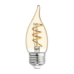 GE CAM E26 (Medium) Filament LED Bulb Amber Warm White 25 Watt Equivalence 1 pk