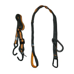 Kurgo Black/Orange Nylon Dog Vehicle Safety Tether Medium