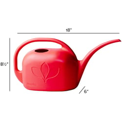Novelty Red 1 gal Plastic Watering Can