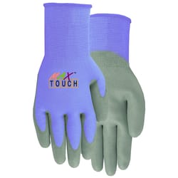 Midwest Quality Gloves Max Touch M Gray/Purple Grip Gloves