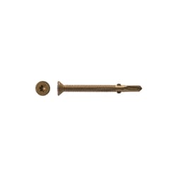 Big Timber No. 14 Sizes X 3-1/4 in. L Star Bronze Deep Wood Screws 150 pk