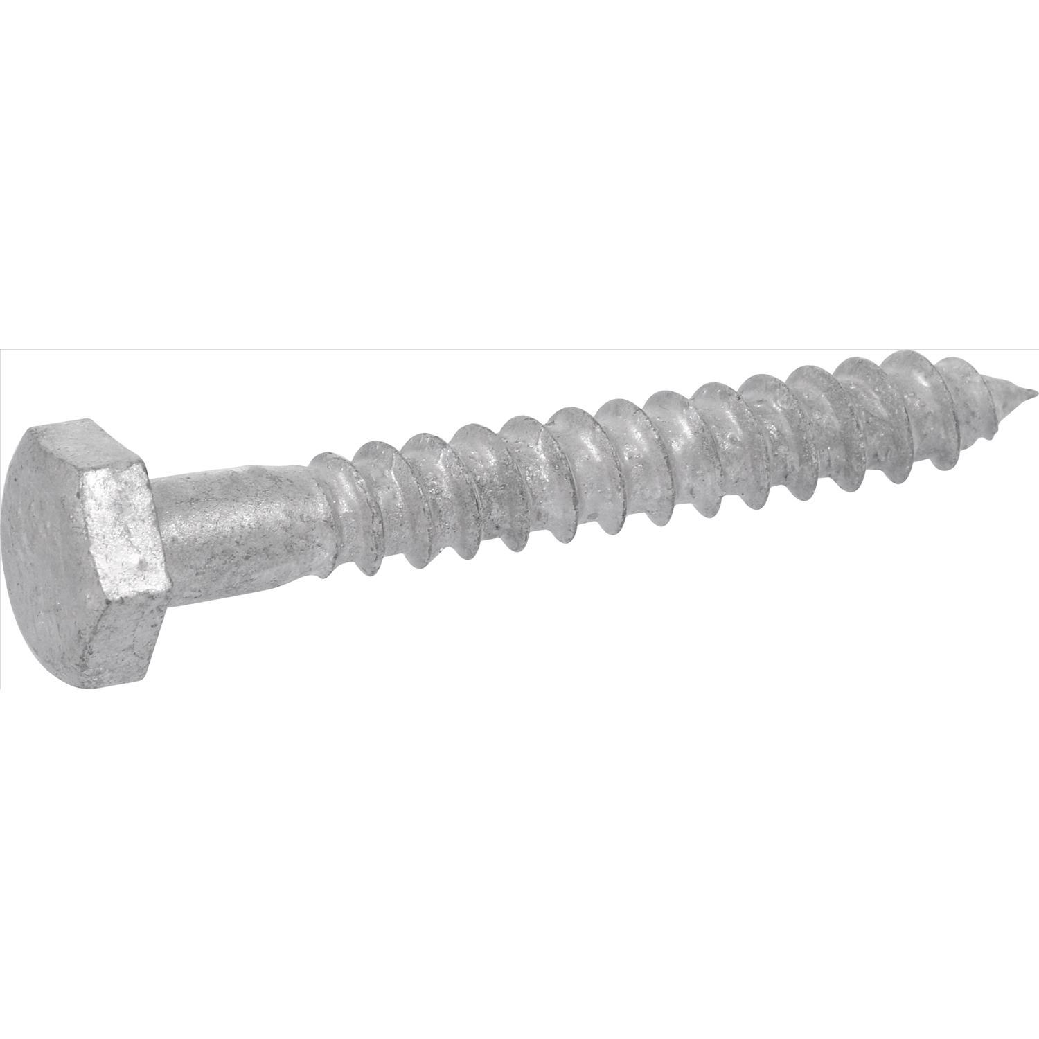 Hillman 1/2 in. D X 1-1/2 in. L Hot Dipped Galvanized Steel Hex Bolt 50 pk Hillman 1/2 in. D X 1-1/2 in. L Hot Dipped Galvanized Steel Hex Bolt 50 pk