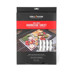 Grill Mark Stainless Steel Grilling Mesh Sheet 18 in. L X 12 in. W 1 pk