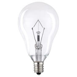 Westinghouse 40 W A15 Decorative Incandescent Bulb E12 (Candelabra) Warm White 2 pk