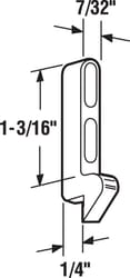 Prime-Line Zinc-Plated Cast Metal Latch Strike 1 pk