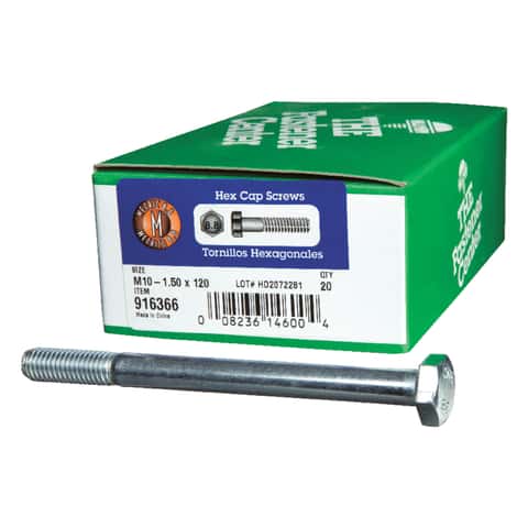 Hillman 3/8 in. D X 4 in. L Zinc Plated Steel Hex Tap Bolt 50 pk