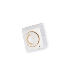 Woods Indoor 24 Hour Mechanical Timer 125 V White