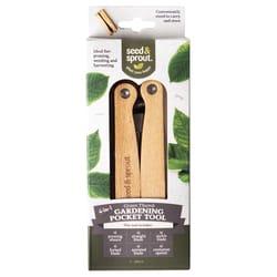 Seed & Sprout Stainless Steel Curved Hand Pruner