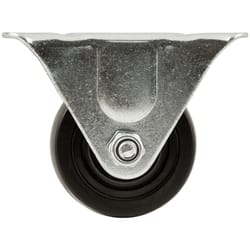 Softtouch 3 in. D Rubber Rigid Caster 225 lb 1 pk