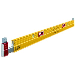 STABILA 144 in. Aluminum Type 106T Plate Level 3 vial