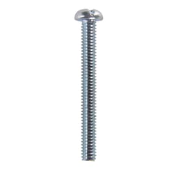 HILLMAN No. 8-32 Ga. X 1-1/2 in. L Combination Round Head Zinc-Plated Steel Machine Screws 100 pk