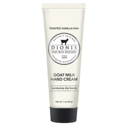 Dionis Goat Milk Skincare White Toasted Vanilla Chai Hand Cream 1 oz 1 pk