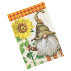 Sullivans Sunflower Gnome Garden Flag 18.5 in. H X 25 in. W X 12.25 in. L