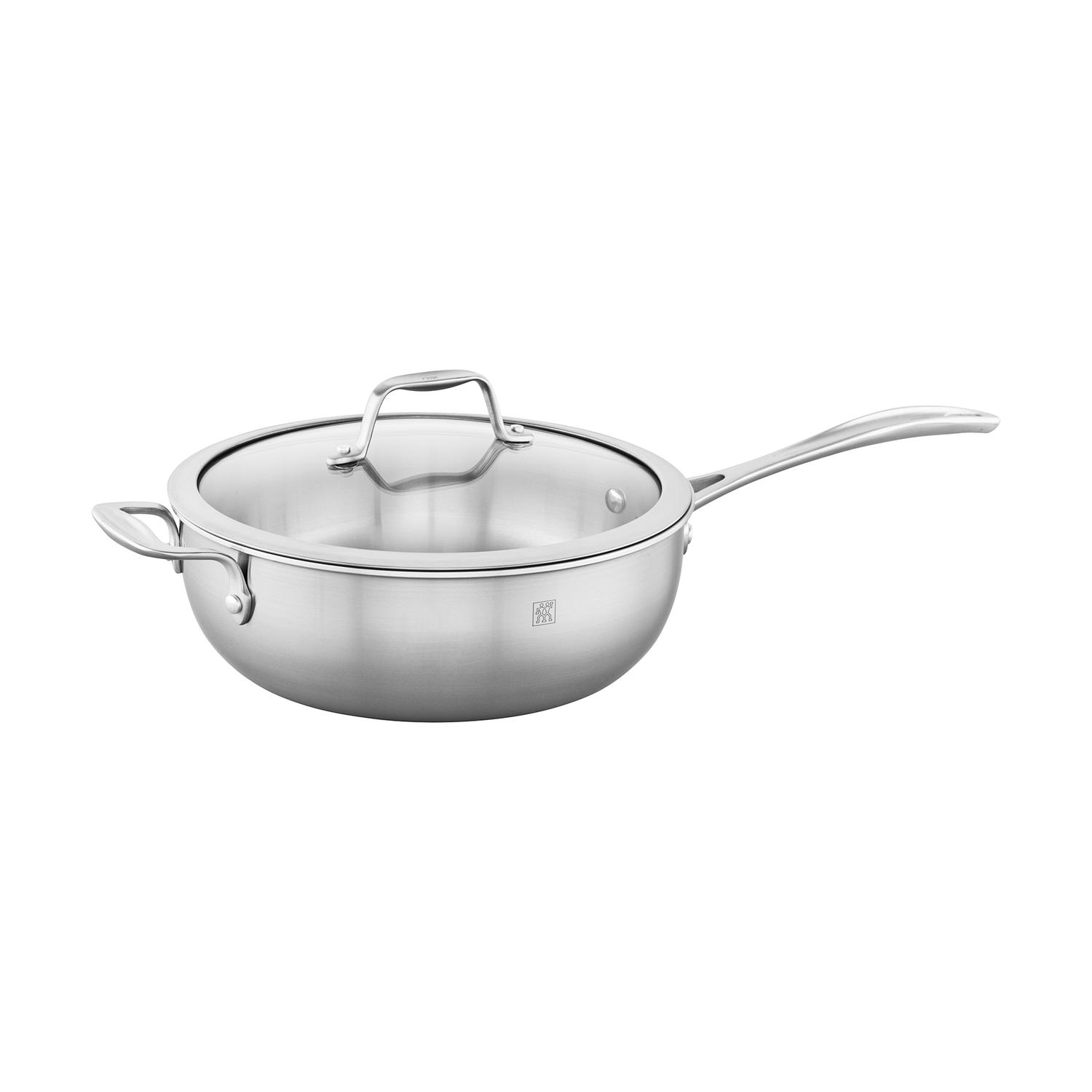 Zwilling J.A Henckels Stainless Steel Saucepan 10 in. 4.6 qt Silver Sansujyuku sansujyuku.com