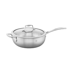 Zwilling J.A Henckels Stainless Steel Saucepan 10 in. 4.6 qt Silver