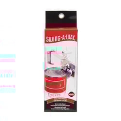 Swing-A-Way White Steel Manual Wall Mount Can Opener
