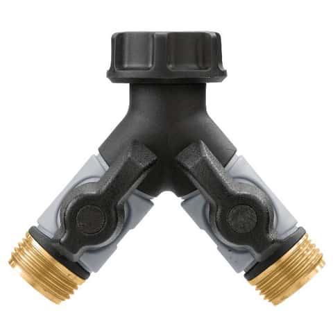 Orbit Pro Flo 3/4 in. Metal Threaded Female/Male Garden Hose Manifold