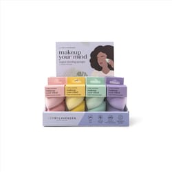 Lemon Lavender Make Up Your Mind Assorted Angeled Cosmetic Sponge 2 pk