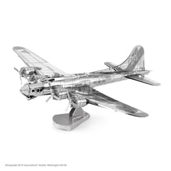 Fascinations Metal Earth B-17 Flying Fortress 3D Model Kit Silver