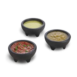 HIC Kitchen Black Plastic Salsa Bowl 10 oz