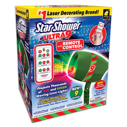 Star Shower Bulbhead Laser Lights with Remote Control 1 pk