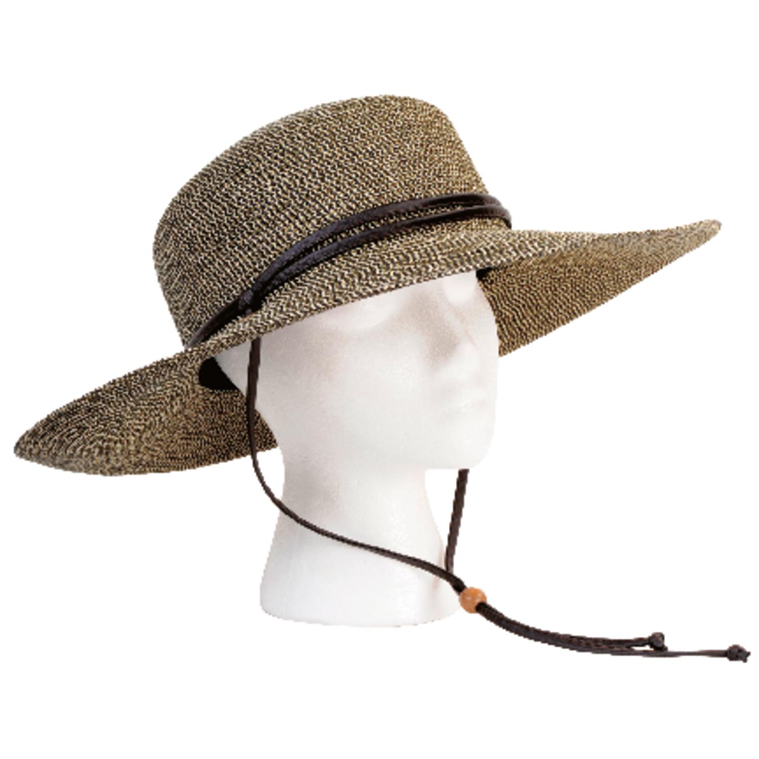 Sloggers Wide Brim Braided Hat, Light Brown, OS