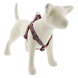 LupinePet Original Designs Multicolor El Paso Nylon Dog Harness