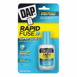 DAP Rapid Fuse High Strength Glue Clear All Purpose Brush On 0.56 oz