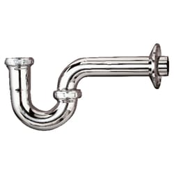 Ace 1-1/4 in. D Chrome Plated Brass J Bend