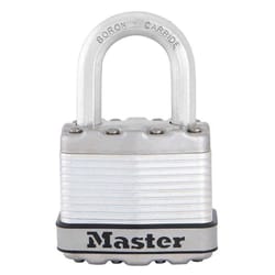 Master Lock Magnum 1-9/16 in. H X 1-3/4 in. W X 1-3/4 in. L Steel Dual Ball Bearing Locking Padlock