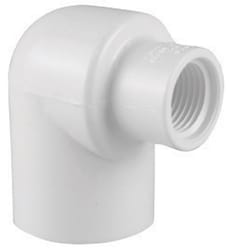 Charlotte Pipe 1 in. Slip X 1/2 in. D FPT PVC Elbow