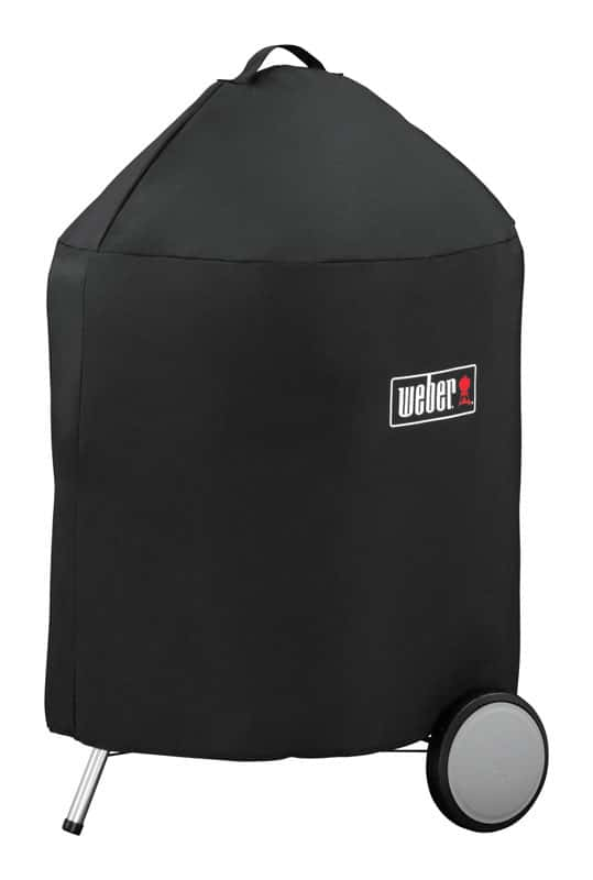 Weber Black Grill Cover For 22 inch Weber charcoal grills 27 in. W x 35 ...