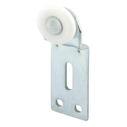 Prime-Line 1 in. D X 1/4 in. L Mill Plastic/Steel Wardrobe Door Roller Assembly 2 pk