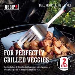 Weber Stainless Steel Grill Basket 13.8 in. L X 11.8 in. W 1 pk