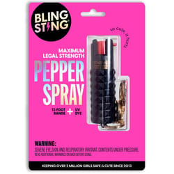Blingsting Black Plastic Pepper Spray