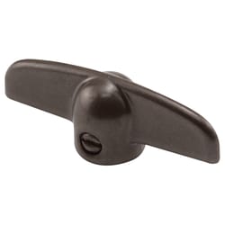 Prime-Line 2.4 in. L Painted Bronze Zinc Universal Casement Tee Handles 2 pk